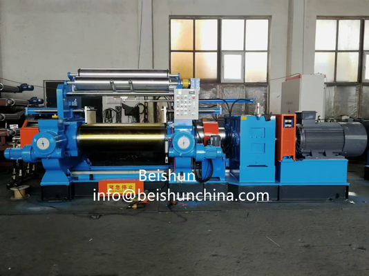 কেনা 110kw ওপেন মিক্সিং মিল XK-550 প্রতিটি ব্যাচের ভলিউম 50-70kg online manufacture