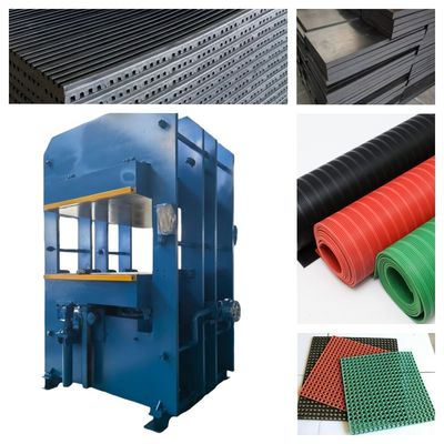 কেনা Semi-automatic Rubber Frame Vulcanizing Machine with 500-ton Clamping Force for Rubber Anti-slip Mats and Shock-absorbing Mat Manufacturing online manufacture