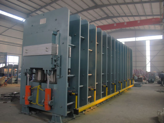 ভালো দাম 1200T রাবার স্বয়ংক্রিয় ভলকানাইজিং মেশিন পিএলসি কন্ট্রোল রাবার ম্যাট মেশিন অনলাইন