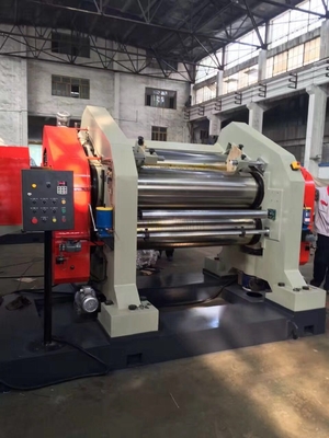 PLC কন্ট্রোল 200℃ 4 রোল ক্যালেন্ডার মেশিন শিল্পের জন্য