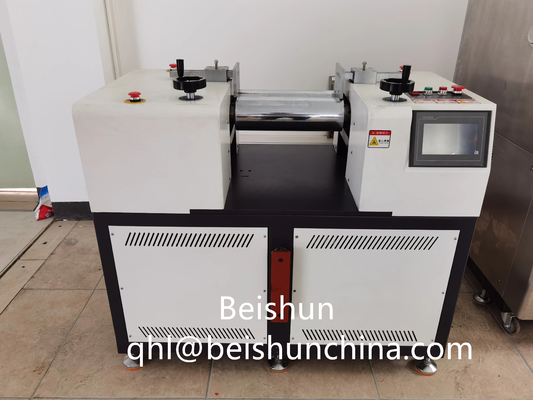রবার পারফরম্যান্স টেস্টিংয়ের জন্য দুটি রোলার ল্যাবরেটরি মিশ্রণ মিল