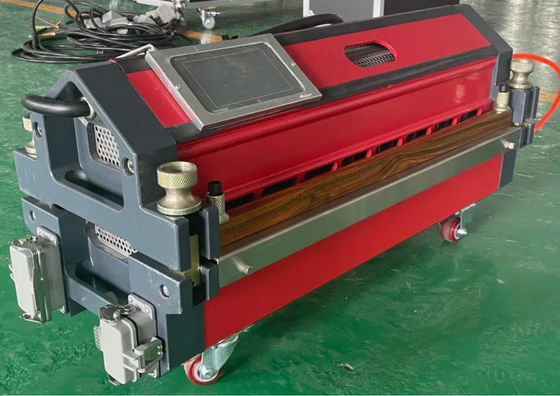 ভালো দাম পিভিসি এবং পিইউ বেল্টের জন্য সুবিধাজনক লাইটওয়েট কনভেয়র বেল্ট ভুলকানাইজিং মেশিন অনলাইন