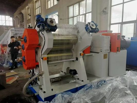 ভালো দাম সুনির্দিষ্ট রাবার ফিল্ম ক্যালেন্ডার মেশিন দুই রোল ডিজাইন উচ্চ উত্পাদন গতি অনলাইন