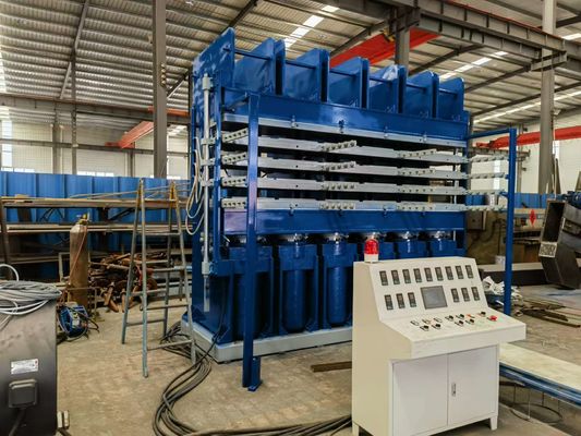 ভালো দাম পিএলসি 4 স্তর হাইড্রোলিক ভুলকানাইজিং প্রেস প্রিফ্যাব্রিকেটেড রিটেইড ট্রাকের জন্যটায়ার ট্রিড অনলাইন