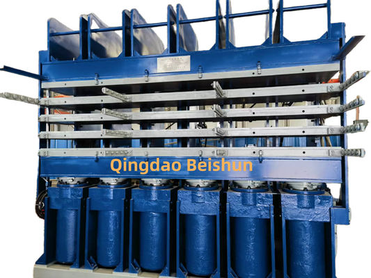 ভালো দাম উচ্চ মানের 4 স্তর রাবার টায়ার বেড ভুলকানাইজিং প্রেস জন্য ট্রাক টায়ার পুনরায় ভুলকানাইজেশন অনলাইন