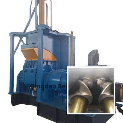 ভালো দাম 55L মিশ্রন ক্ষমতা হাইড্রোলিক রাবার Kneader মেশিন দক্ষ রাবার প্রক্রিয়াকরণের জন্য পিএলসি নিয়ন্ত্রণ সঙ্গে অনলাইন